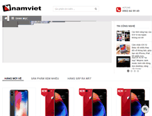 Tablet Screenshot of namvietmobile.com